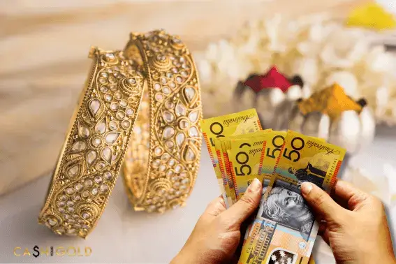 cash with gold jewellery