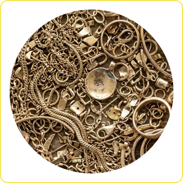 Broken and scrap gold