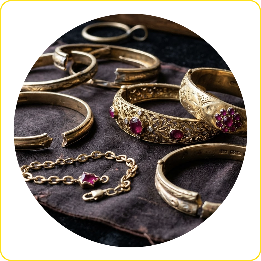 Gold Bracelets & Bangles