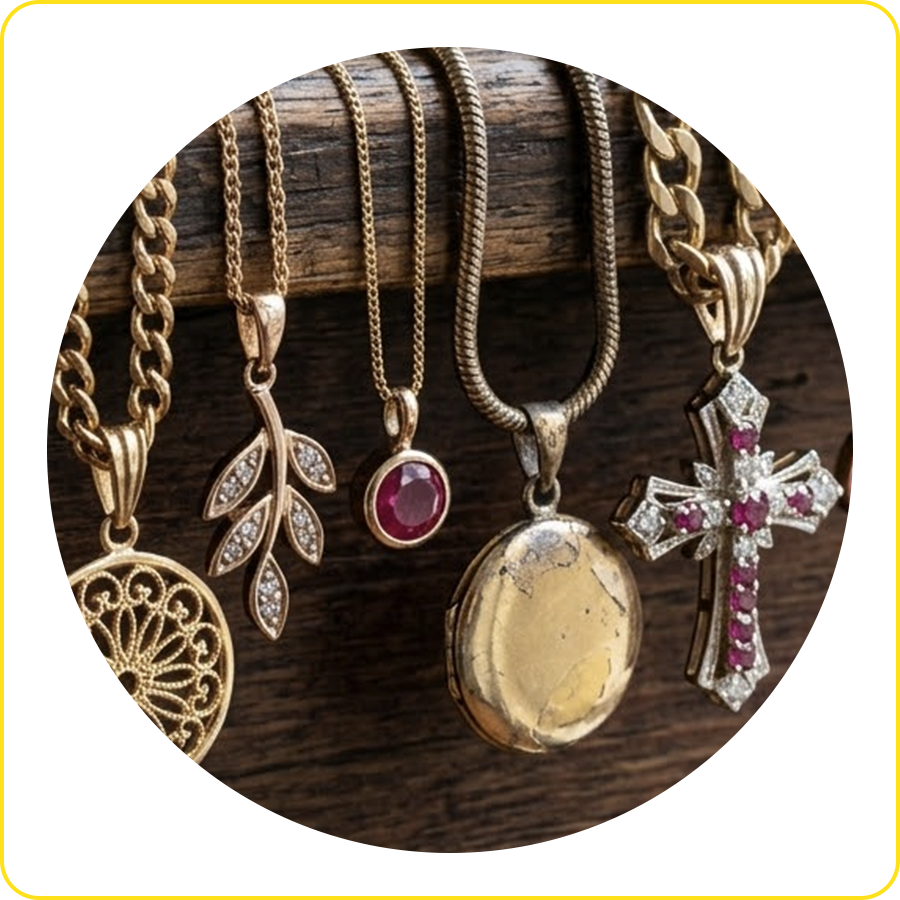 Gold Necklaces & Pendants